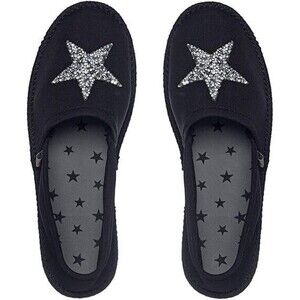 Showaflops Womens 7/8 Espadrille Style Neoprene Slip On Flat with Faux Jute Sole